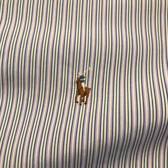 Ralph Lauren Button Down Shirt Mens Classic Fit - Picture 3 of 8